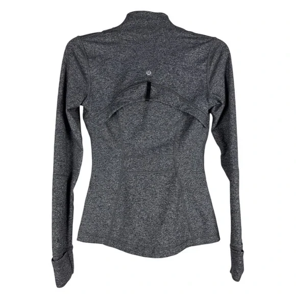 Lululemon Define Jacket Women's Size 4 Heather Gray Luon Full Zip Stretch Yoga - Picture 3 of 10